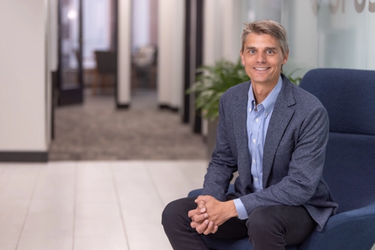 portrait of a smiling person in business attire